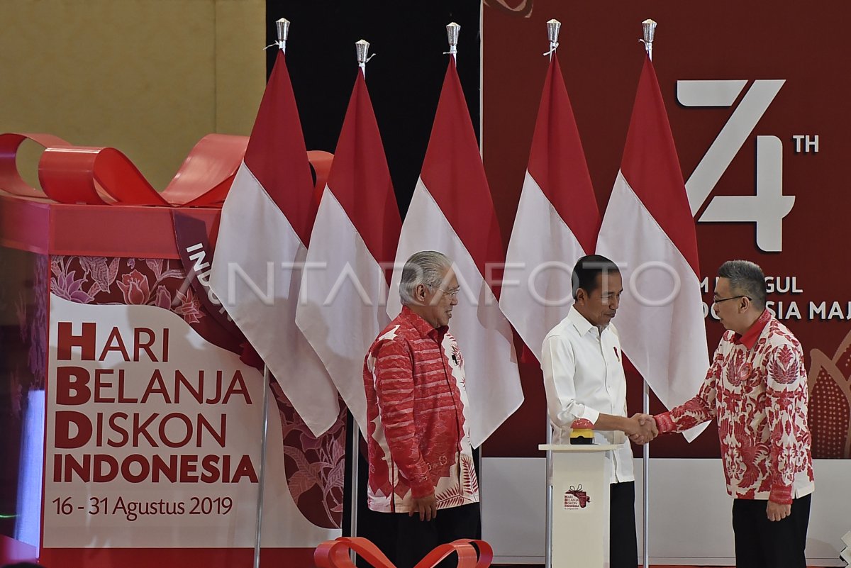 Pembukaan Hari Belanja Diskon Indonesia Antara Foto 2430