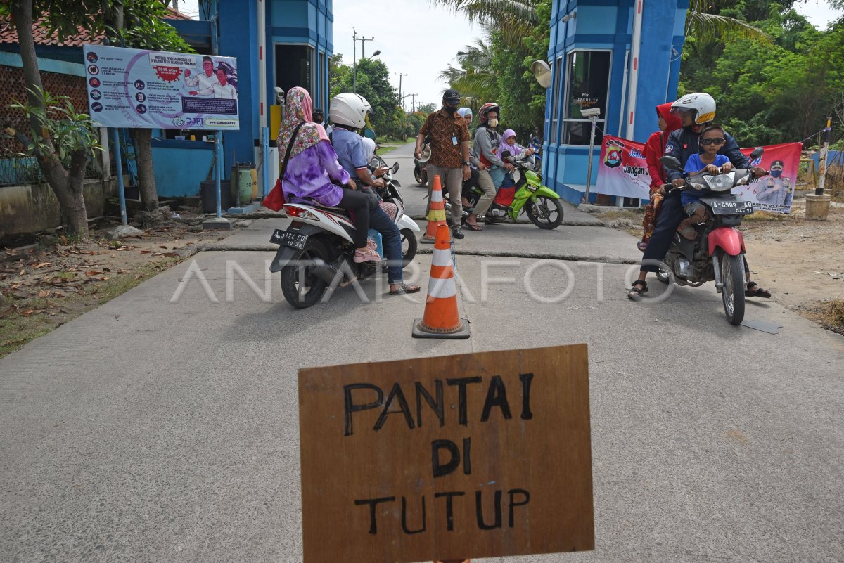 TEMPAT WISATA DI BANTEN MASIH DITUTUP | ANTARA Foto