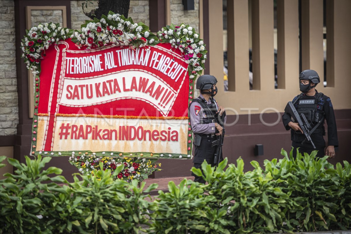 PENGAMANAN MABES POLRI | ANTARA Foto