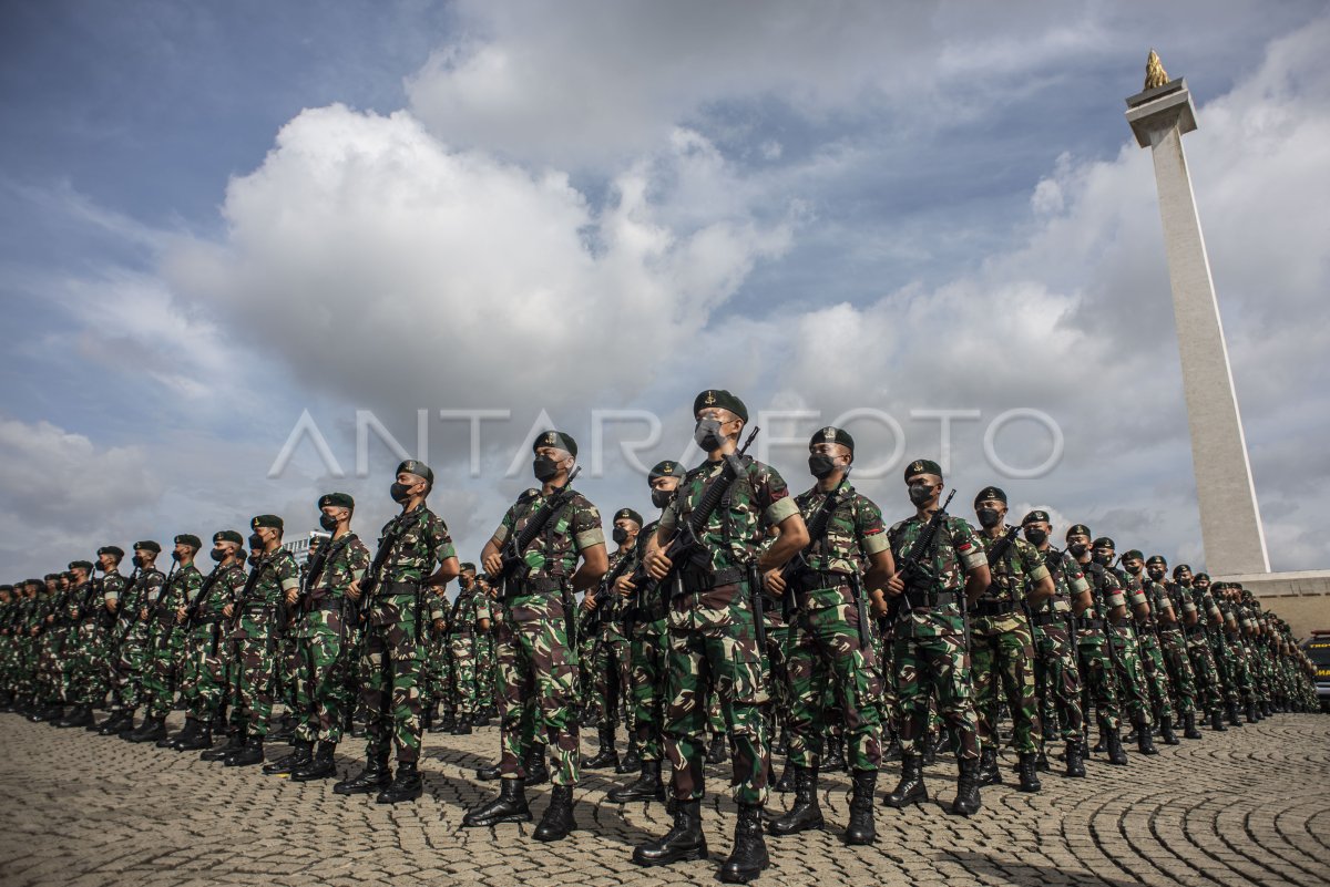 Apel Gelar Pasukan Tni Ad Jabodetabek Antara Foto