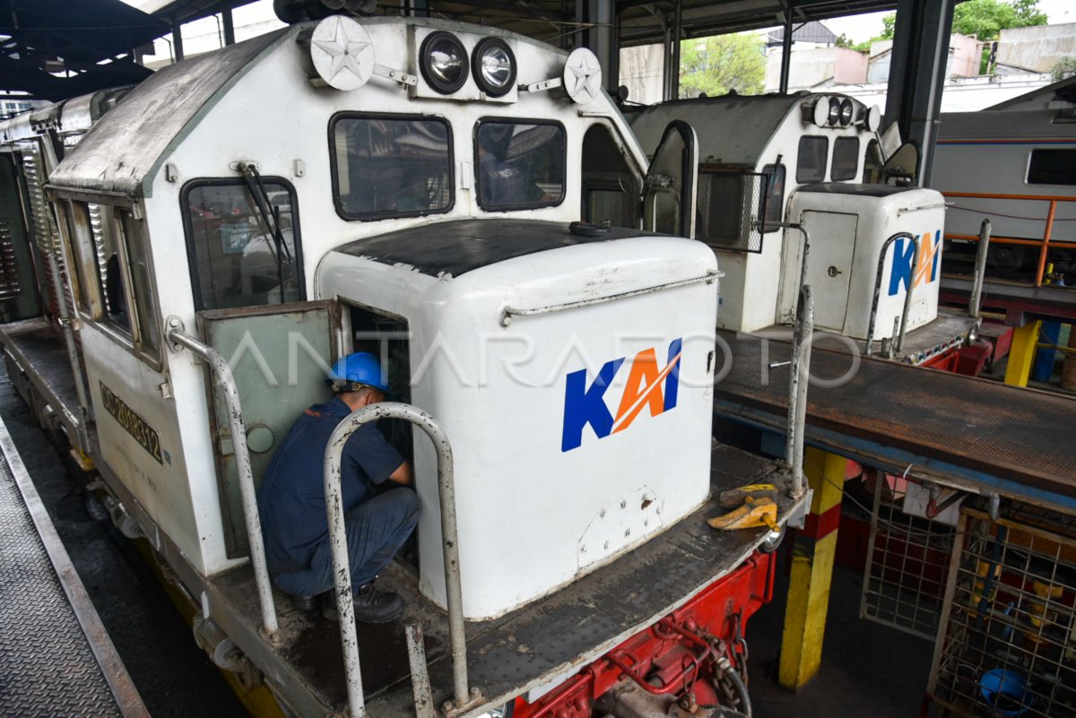 Perawatan Kereta Api Jelang Lebaran Antara Foto