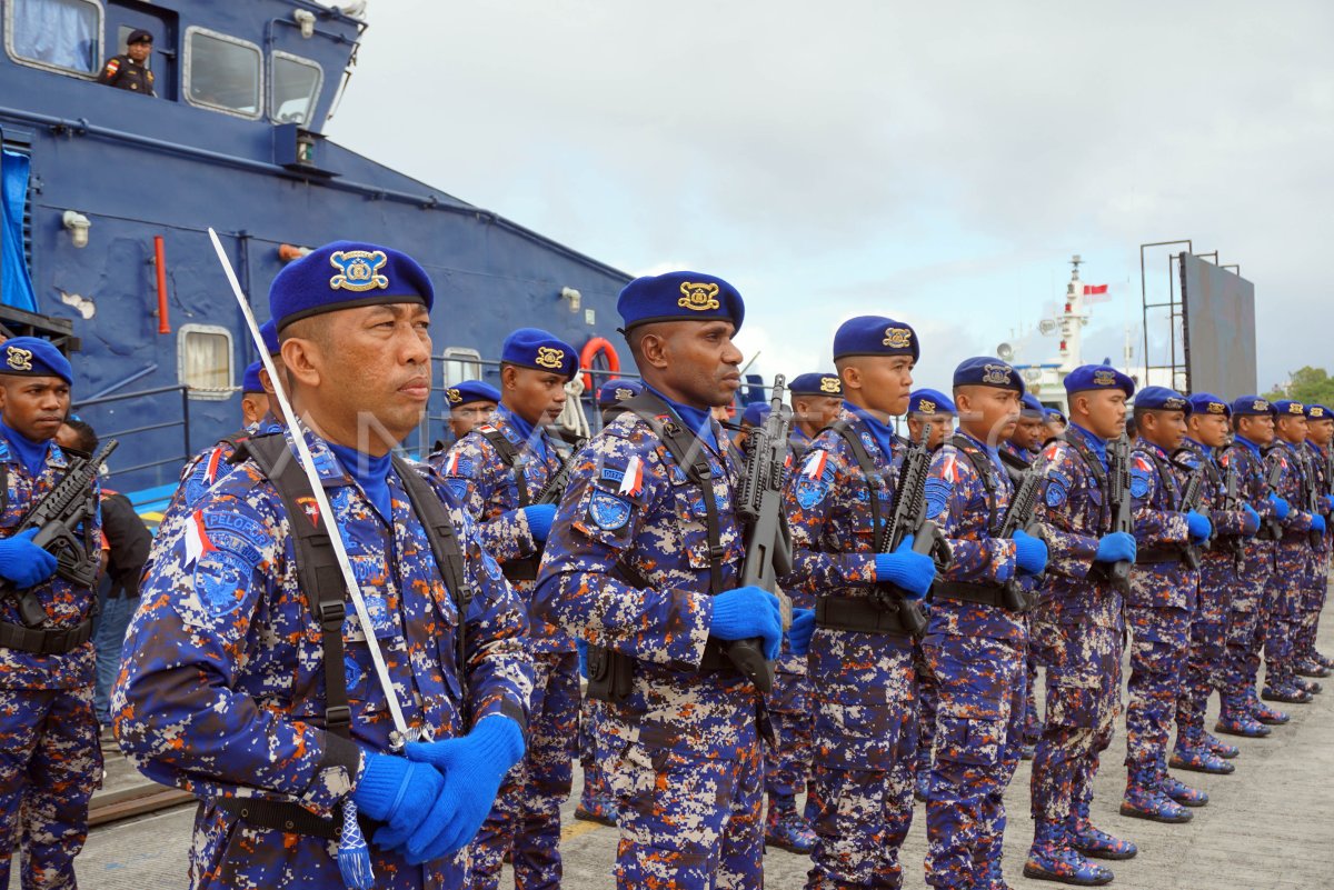 Patroli laut Gempur Nakotika Bersama di Papua Barat Daya