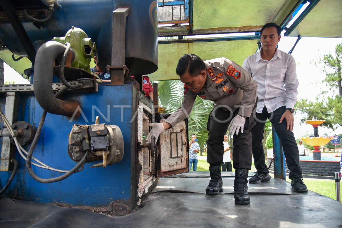 Pemusnahan barang bukti narkoba di Medan