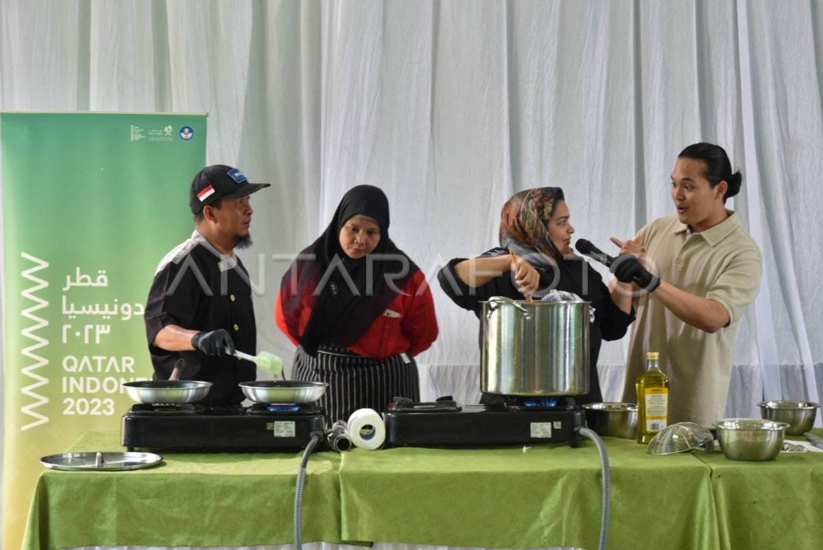 Koki asal Qatar demo memasak di Medan