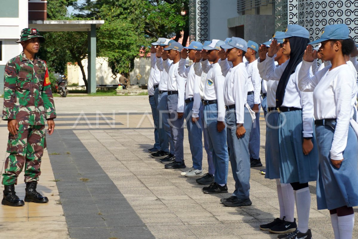 Latihan Paskibra Papua Barat Daya