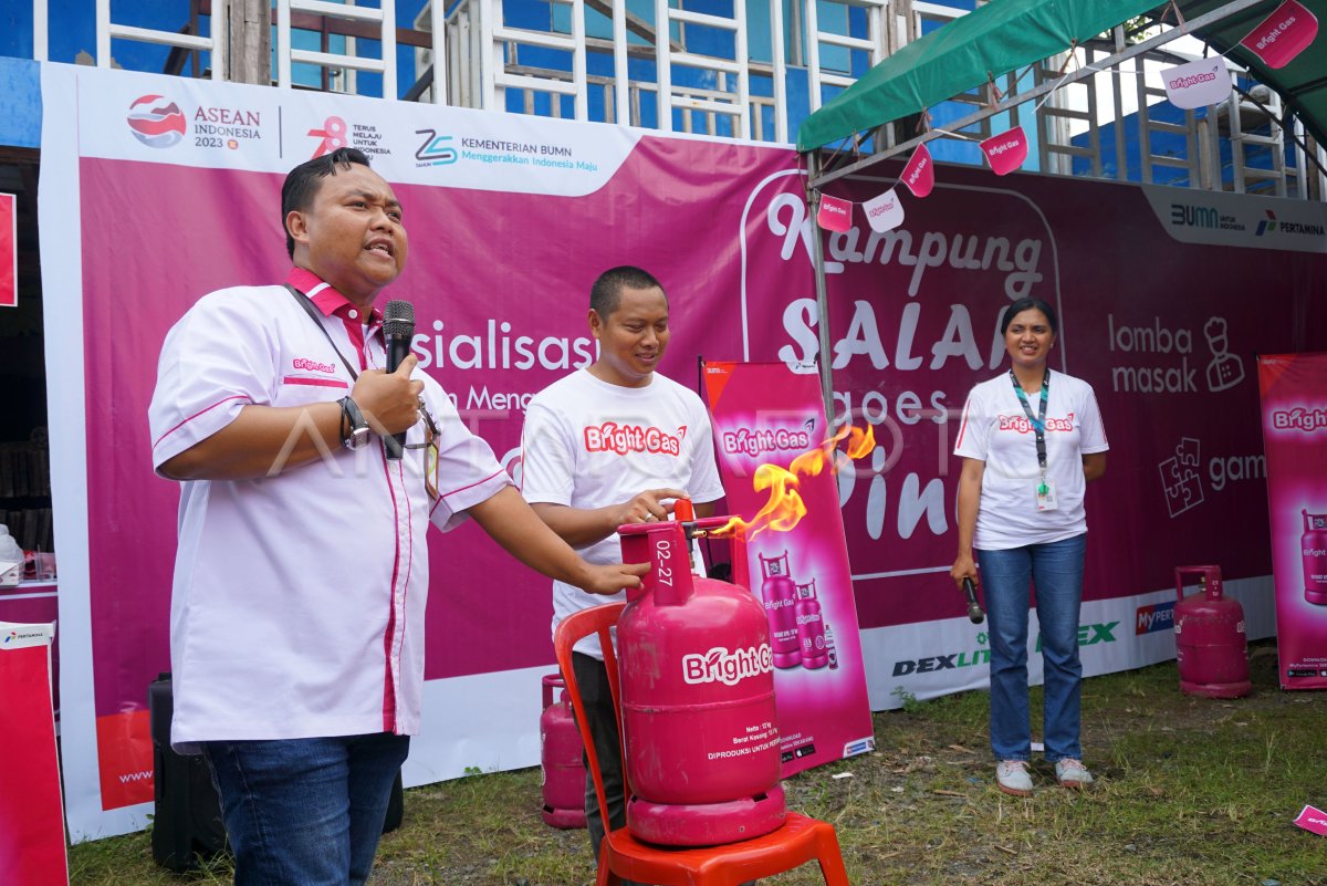 Sosialisasi bright gas kepada masyarakat kampung salak Sorong