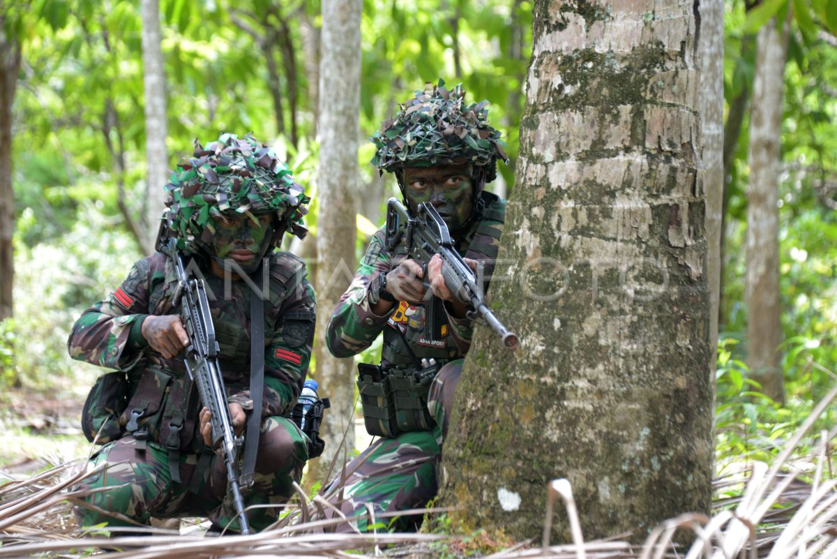 Latihan Uji Siap Tempur Raider Di Aceh ANTARA Foto