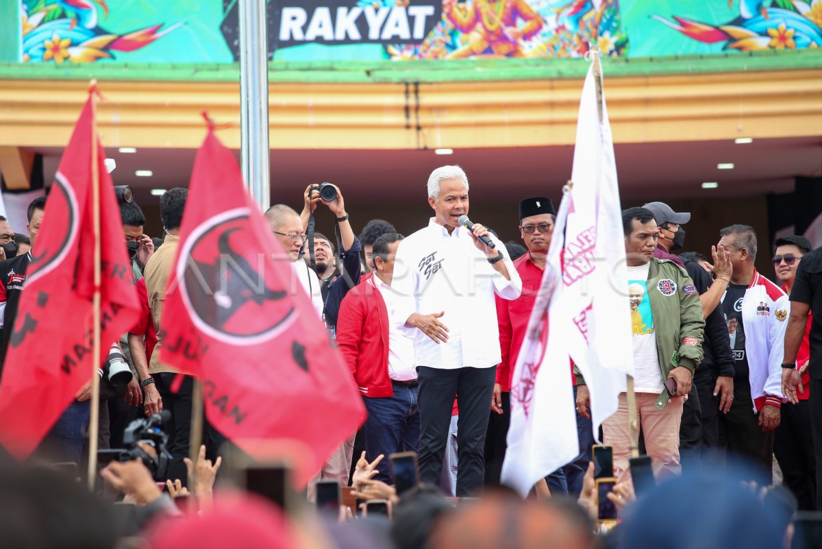 Kampanye Ganjar-Mahfud Di Medan | ANTARA Foto