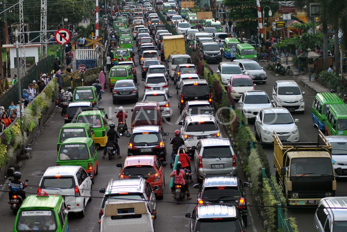 Kemacetan Dalam Kota Bogor Antara Foto 