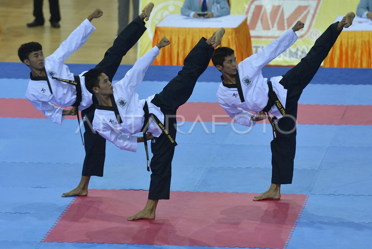 Tim Poomsae Taekwondo Antara Foto