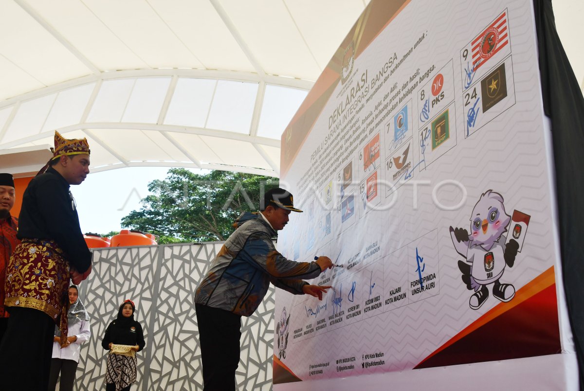Kirab Pemilu 2024 di Madiun
