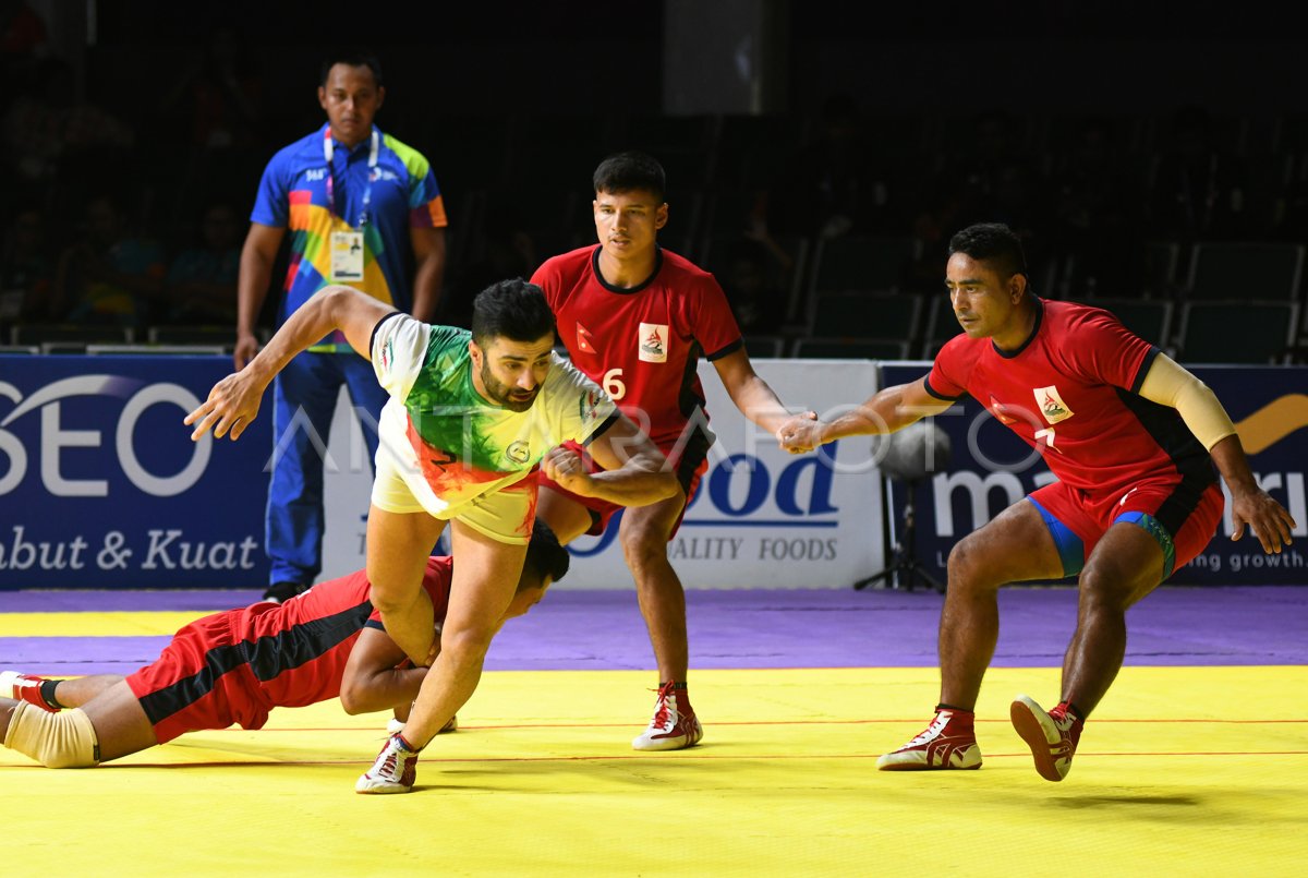 Kabaddi Putra Iran Vs Nepal Antara Foto