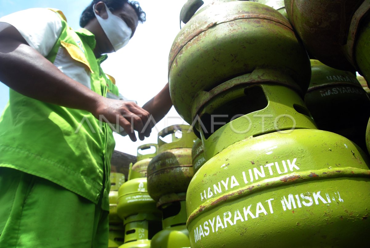 RENCANA UJI COBA PENYALURAN ELPIJI SUBSIDI SECARA TERTUTUP | ANTARA Foto