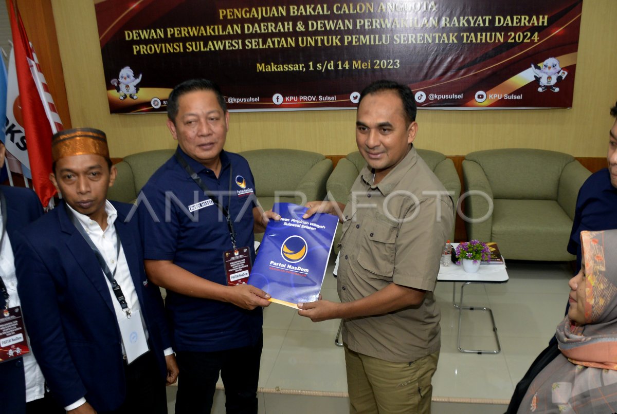 Pendaftaran bacaleg di KPU Sulsel