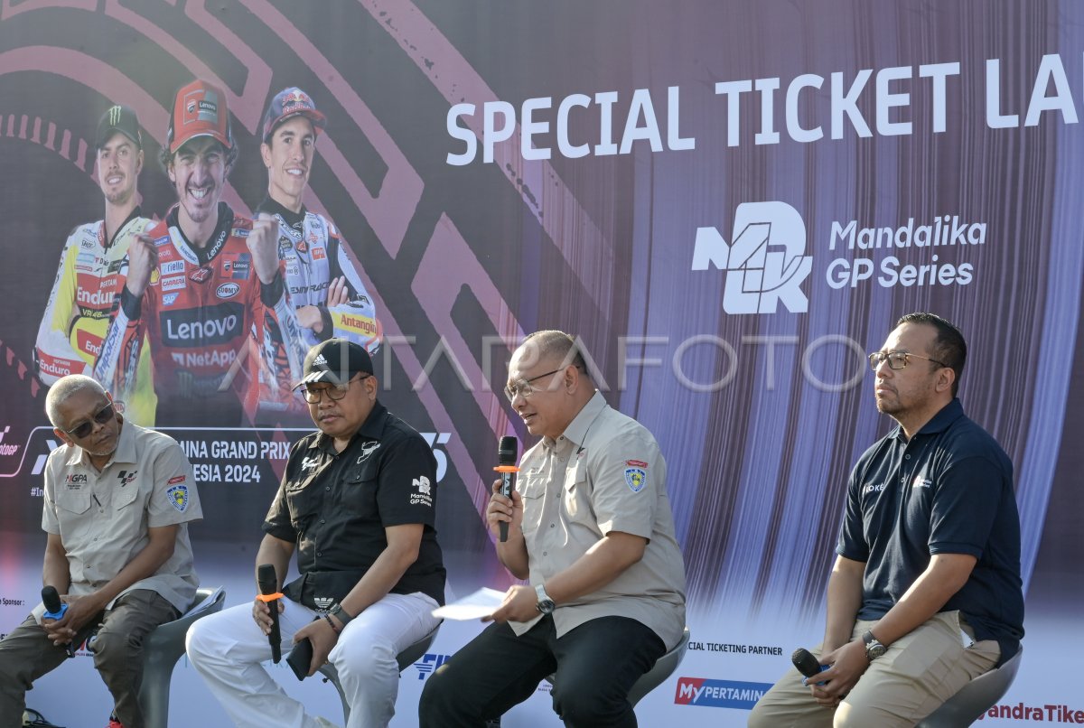 Harga spesial tiket MotoGP Mandalika 2024 ANTARA Foto