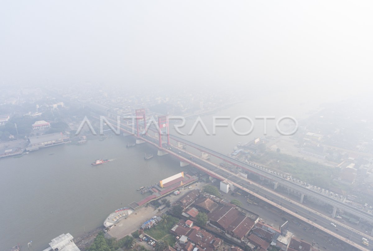 Bencana kabut asap di Palembang