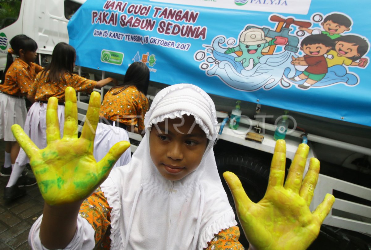 HARI MENCUCI TANGAN SEDUNIA | ANTARA Foto