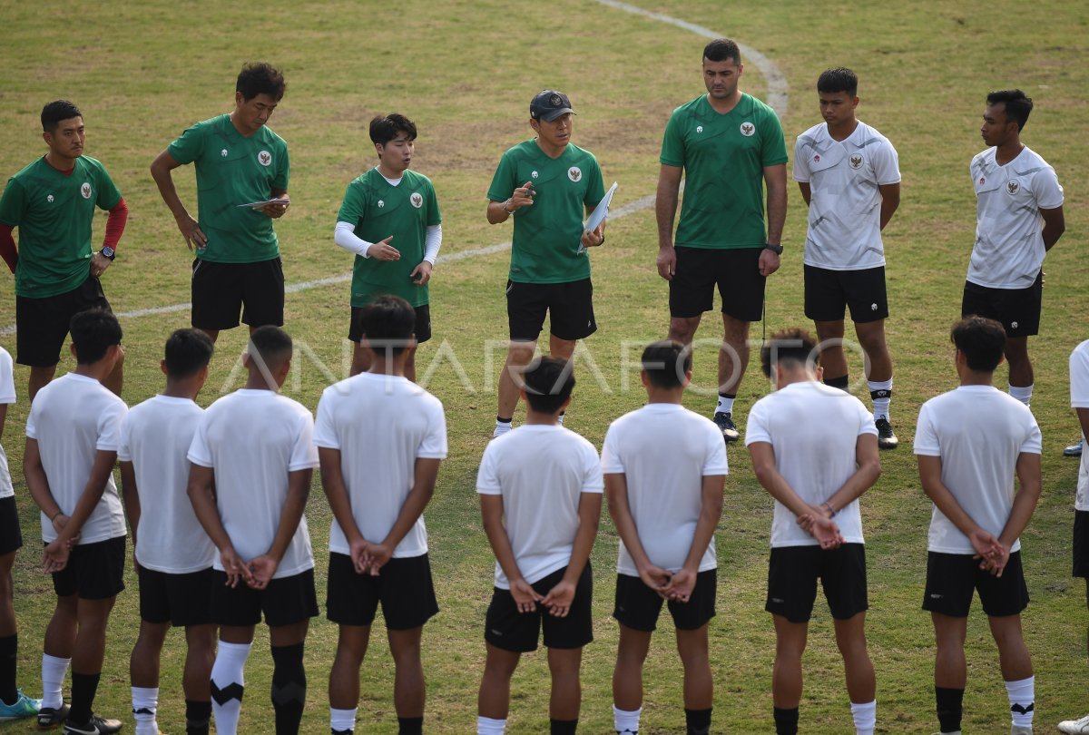 Latihan Timnas U 19 Antara Foto