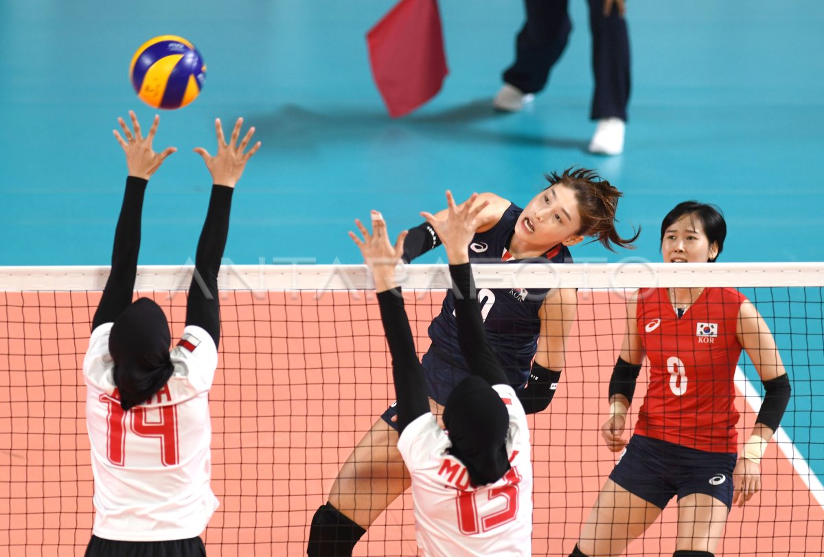 VOLI PUTRI PEREMPAT FINAL INDONESIA VS KOREA SELATAN