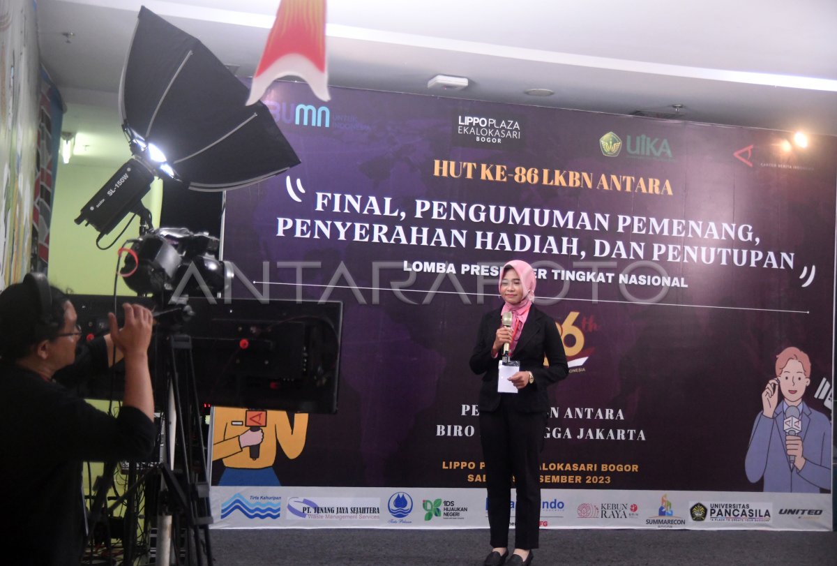 Final Lomba Presenter Tingkat Nasional | ANTARA Foto