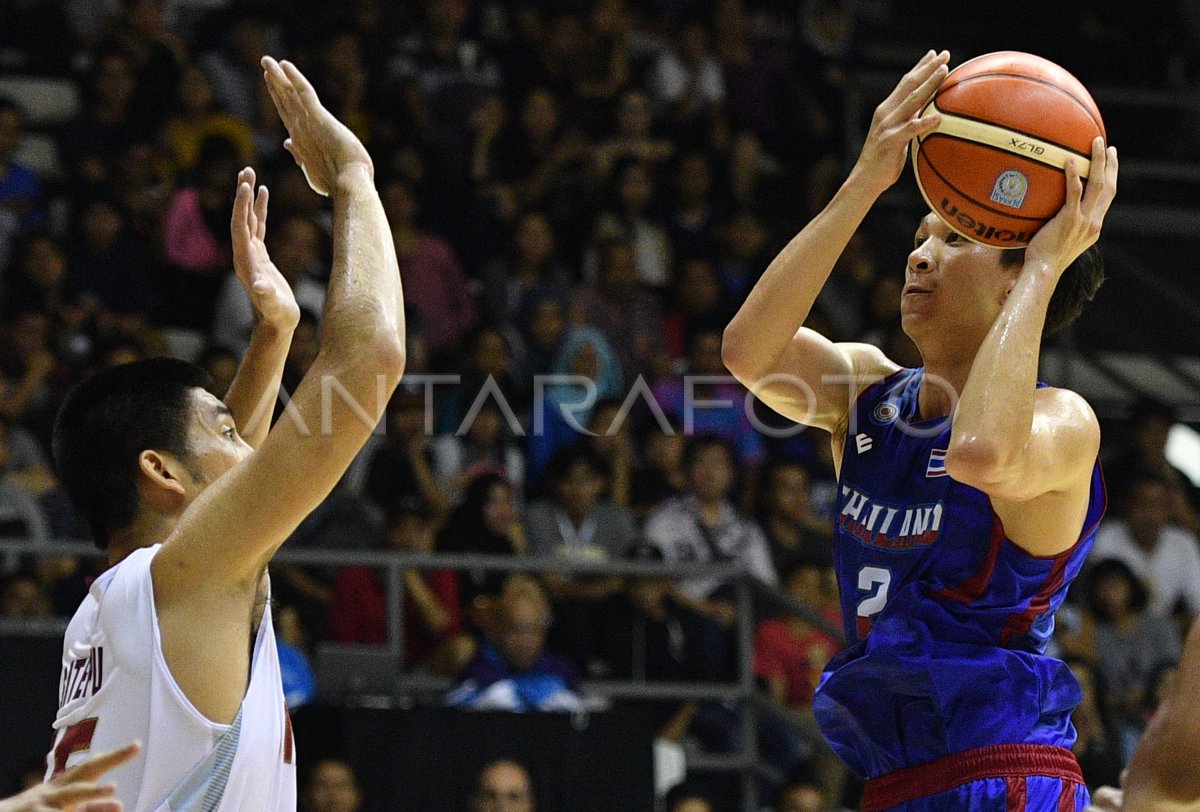 BASKET INDONESIA VS THAILAND | ANTARA Foto