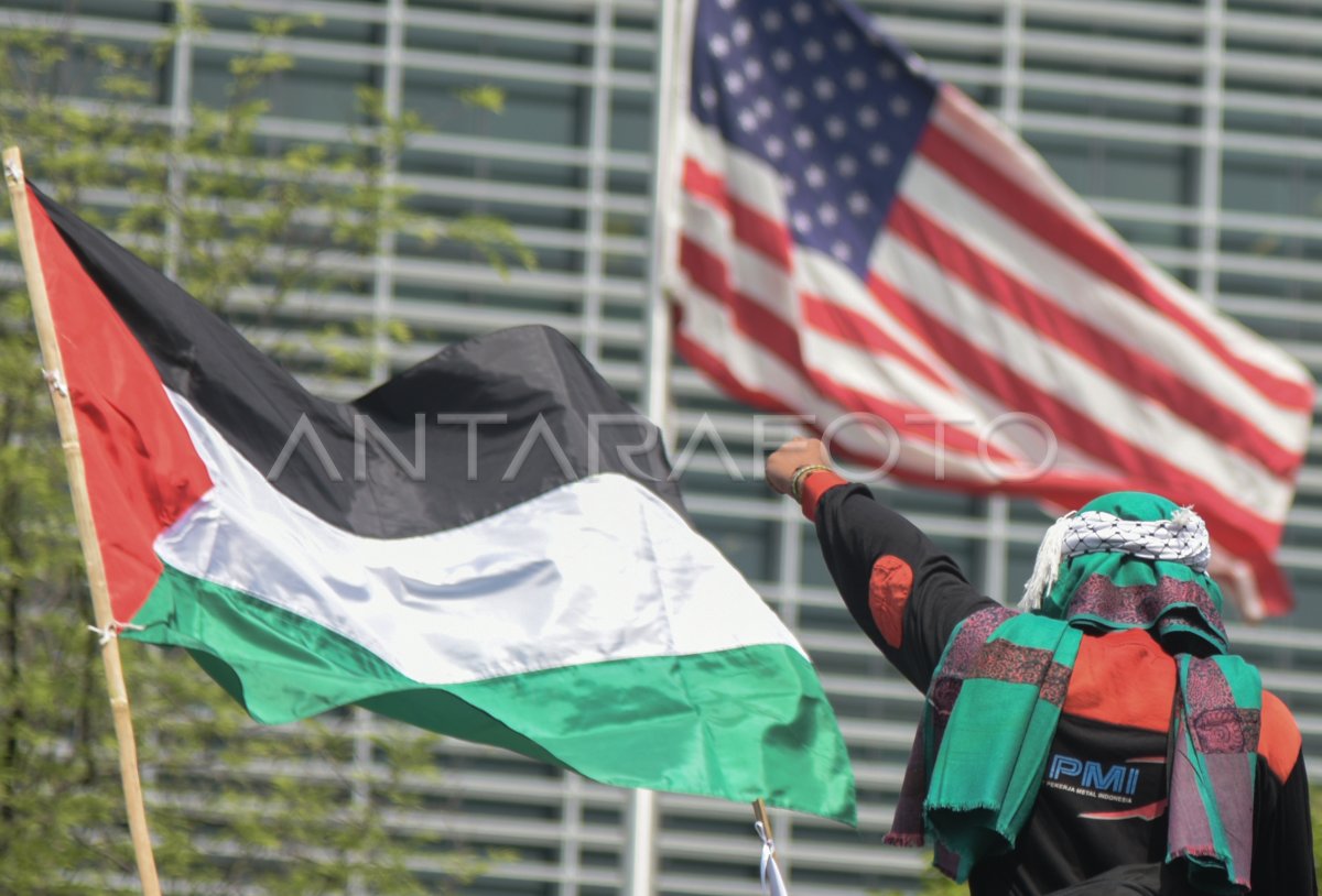 AKSI SOLIDARITAS PALESTINA | ANTARA Foto