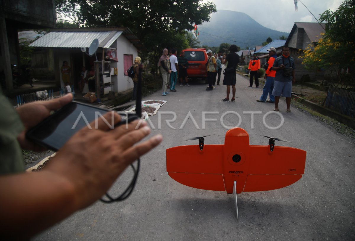 Pemetaan Lokasi Rawan Bencana Banjir Lahar Dingin Gunung Ibu | ANTARA Foto