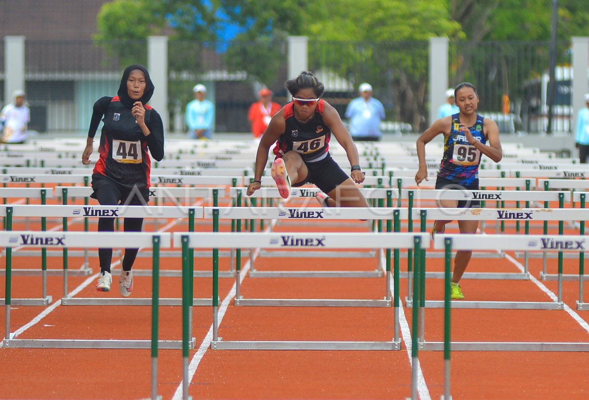 FINAL ATLETIK PUTRI POMNAS XVII | ANTARA Foto