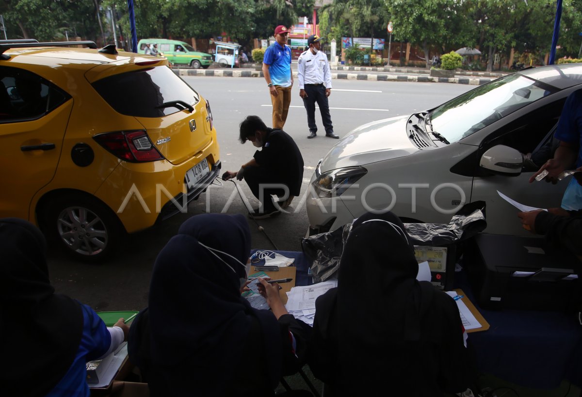 Uji Emisi Gratis Di Kota Tangerang Antara Foto