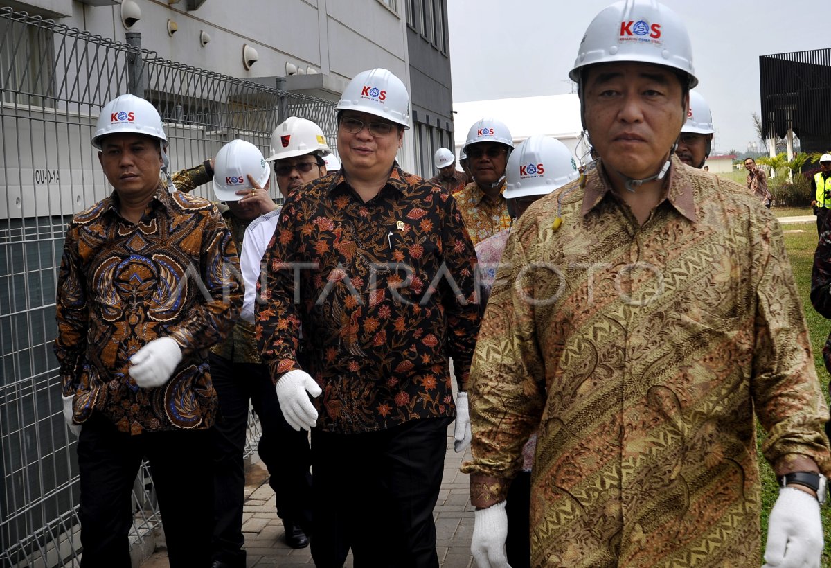 PERESMIAN PABRIK KRAKATAU OSAKA STEEL | ANTARA Foto