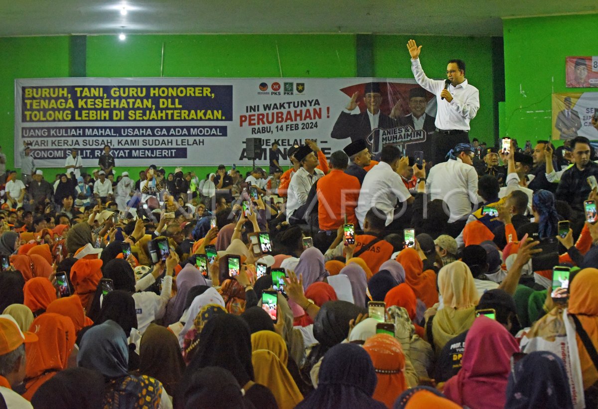 Kampanye Anies Baswedan Di Banten Antara Foto