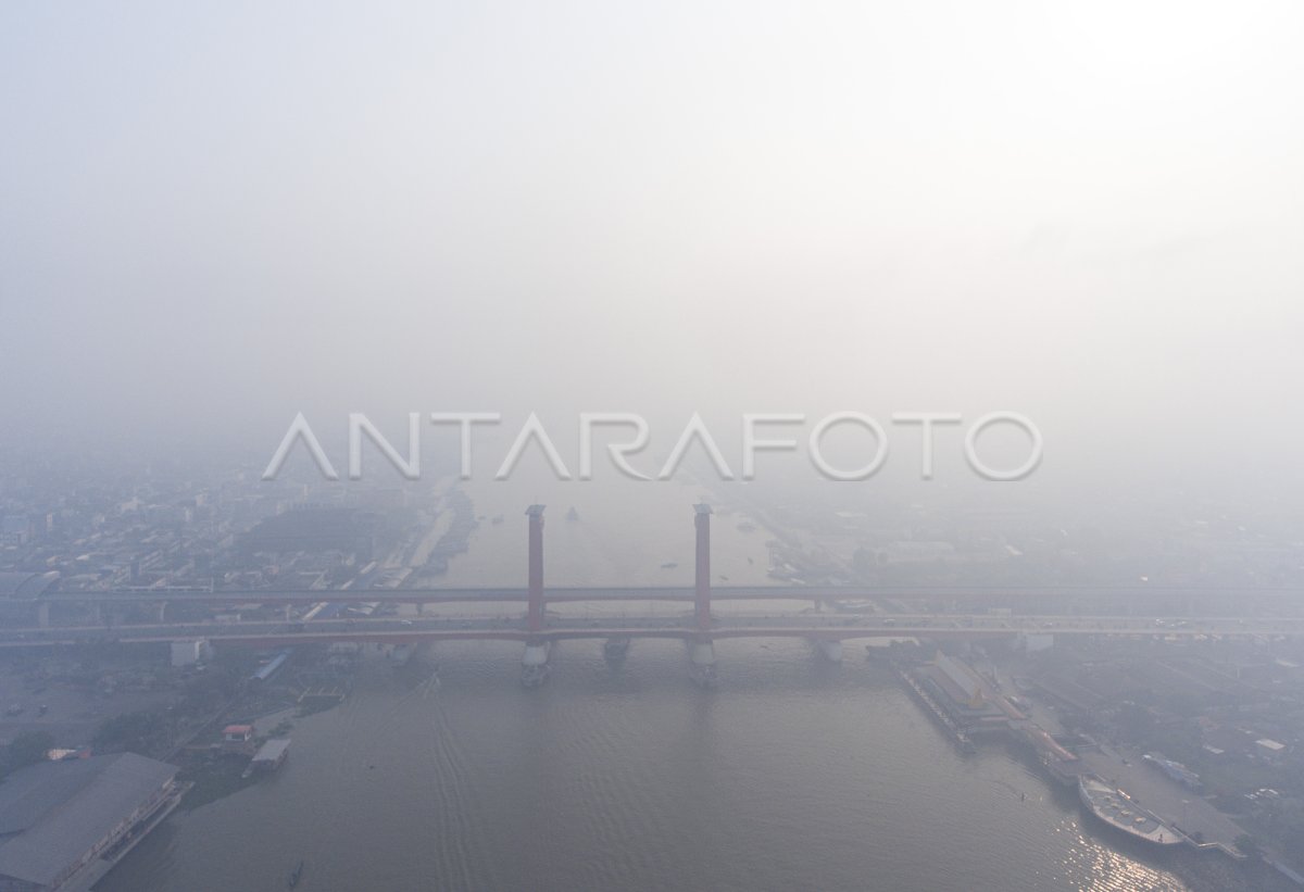 Bencana kabut asap di Palembang