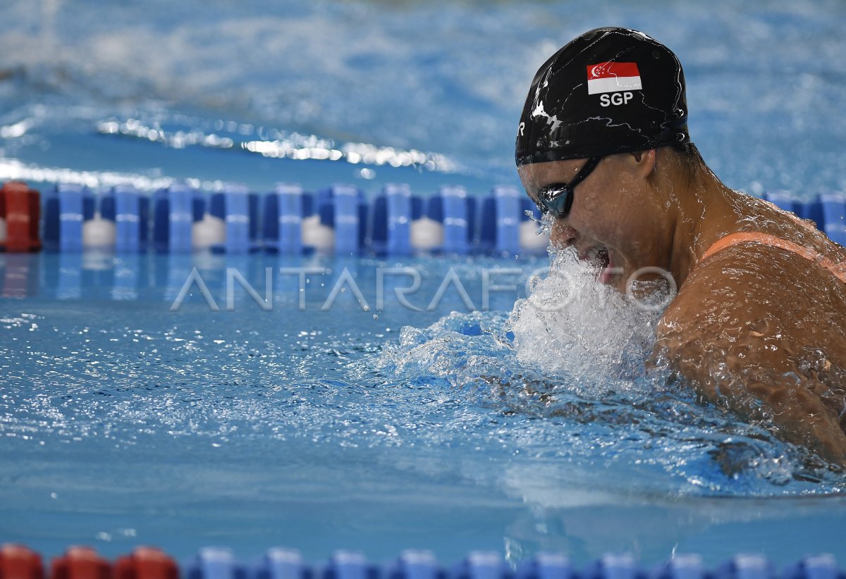 Renang Penyisihan 50 Meter Gaya Dada Putri Antara Foto