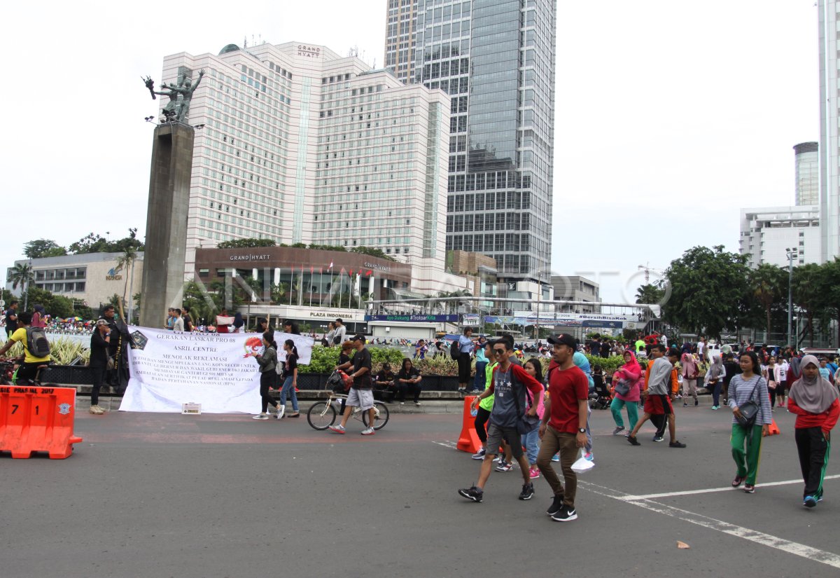 AKTIVITAS HARI BEBAS KENDARAAN BERMOTOR | ANTARA Foto