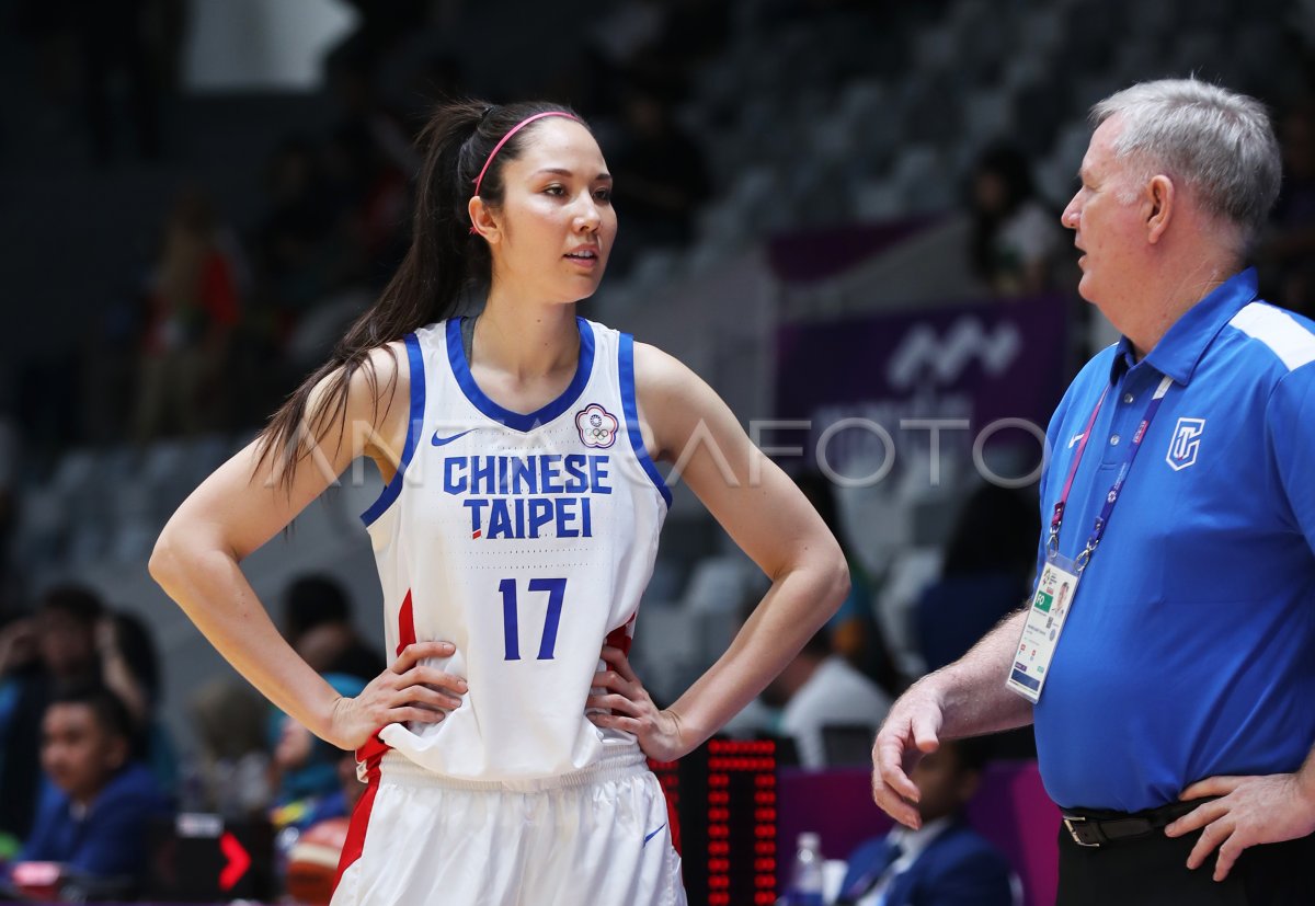 BASKET PUTRI CHINESE TAIPEI VS UNIFIED KOREA ANTARA Foto
