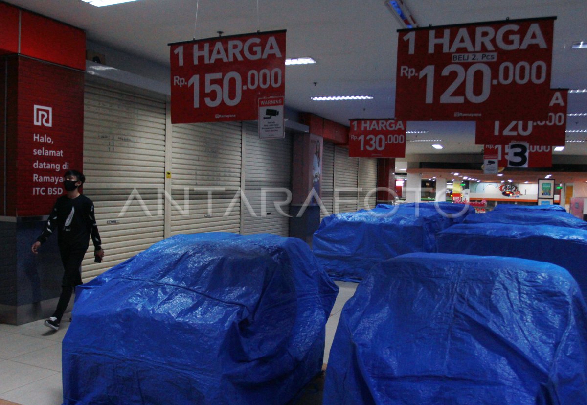 PUSAT PERBELANJAAN DI TANGERANG BELUM BEROPERASI | ANTARA Foto