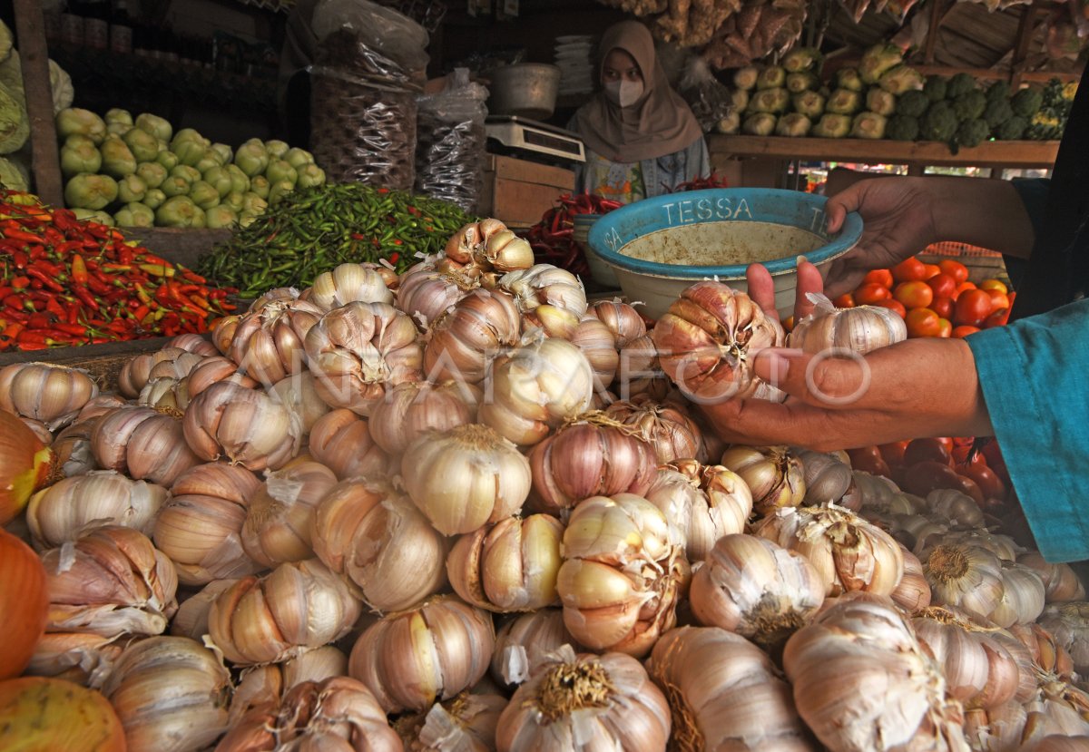 Harga bawang putih naik