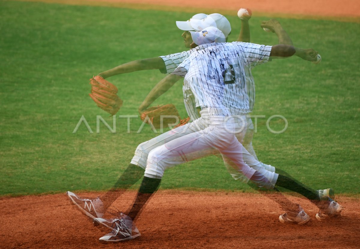 BASEBALLTHAILAND VS SRI LANKA ANTARA Foto