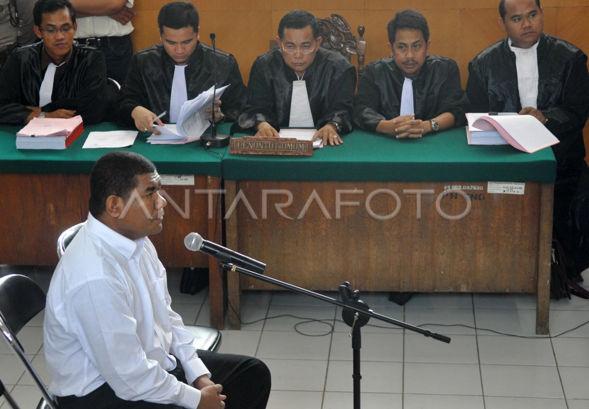 Sidang Pertama Pembunuhan Nasarudin Zulkarnaen | ANTARA Foto