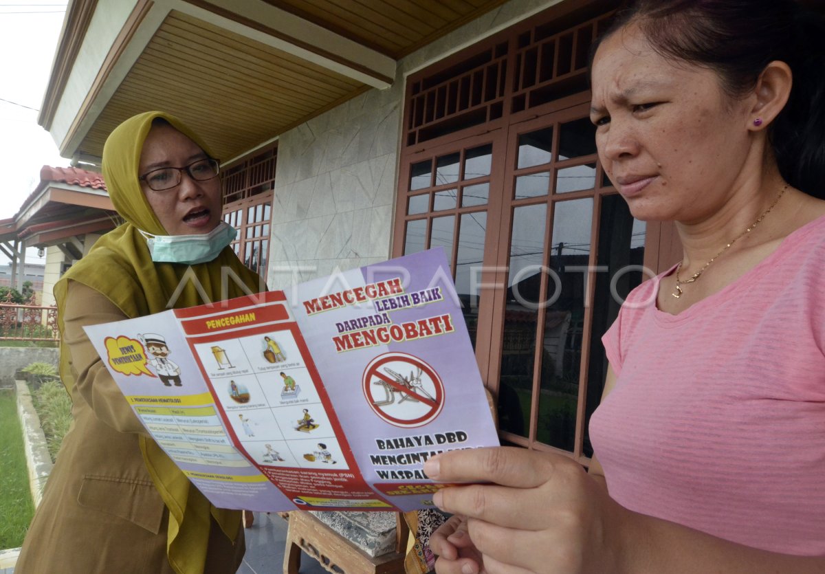 SOSIALISASI PENCEGAHAN DBD | ANTARA Foto