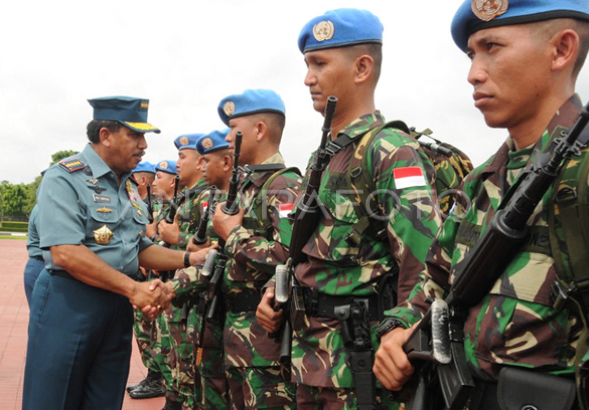 PRAJURIT TNI PERKUAT MISI PBB DI KONGO | ANTARA Foto