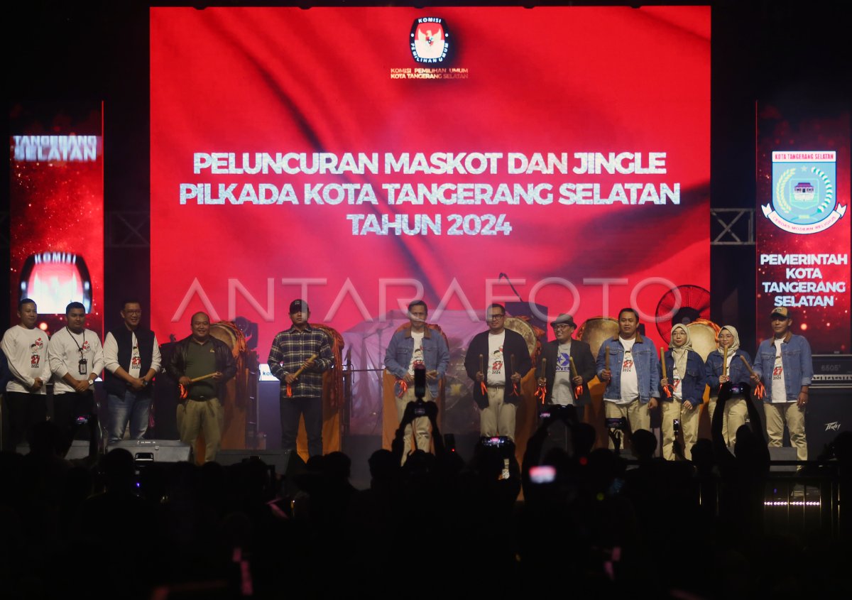 Peluncuran Maskot Dan Jingle Pilkada Kota Tangerang Selatan | ANTARA Foto