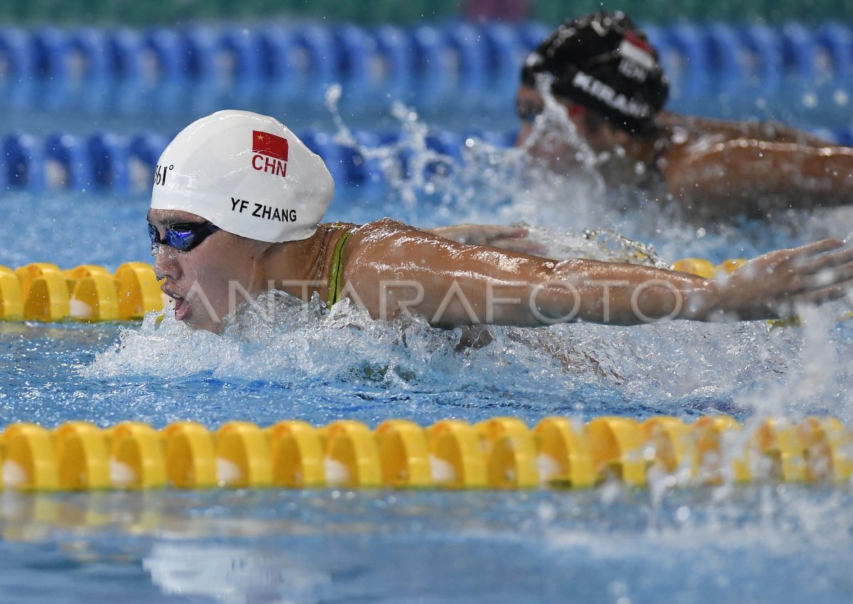 RENANG - PENYISIHAN 200 METER GAYA KUPU-KUPU PUTRA | ANTARA Foto