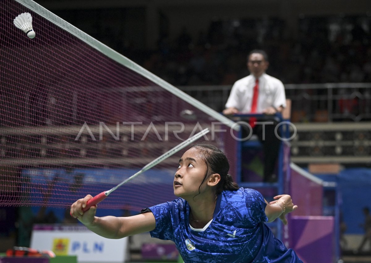 Final Bulu Tangkis Beregu Putri Pon Papua Antara Foto