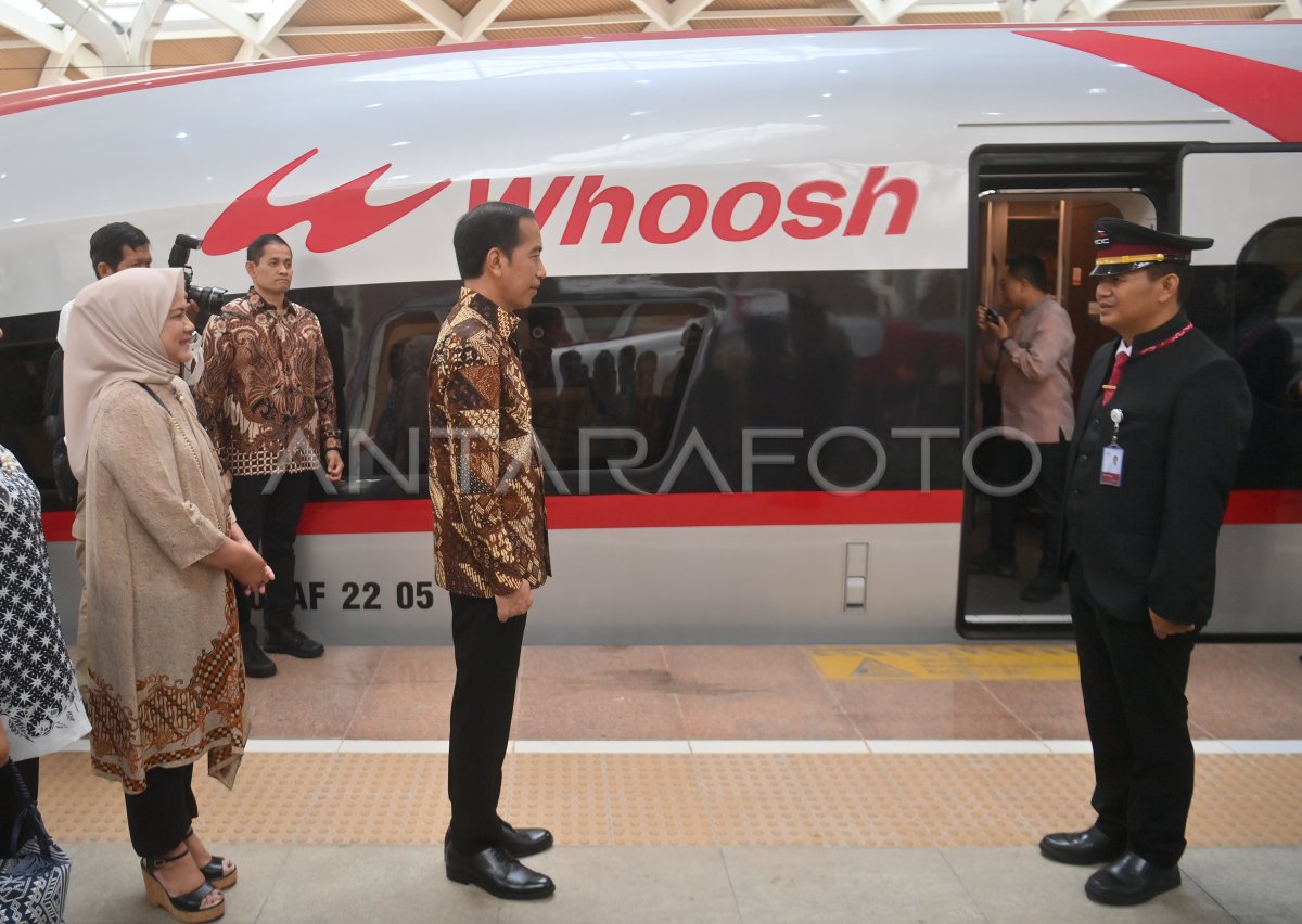 Presiden Resmikan Kereta Cepat Jakarta-Bandung | ANTARA Foto