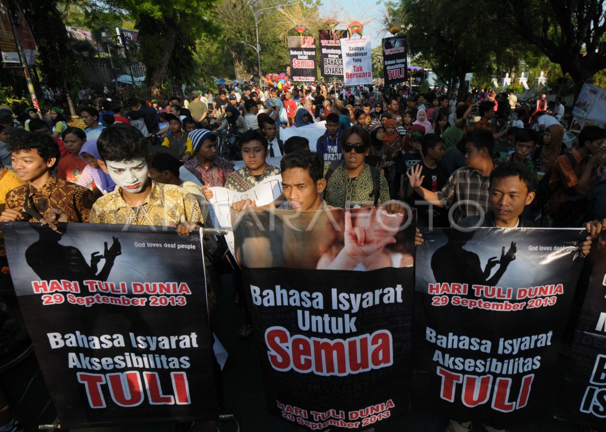 HARI TULI SEDUNIA | ANTARA Foto