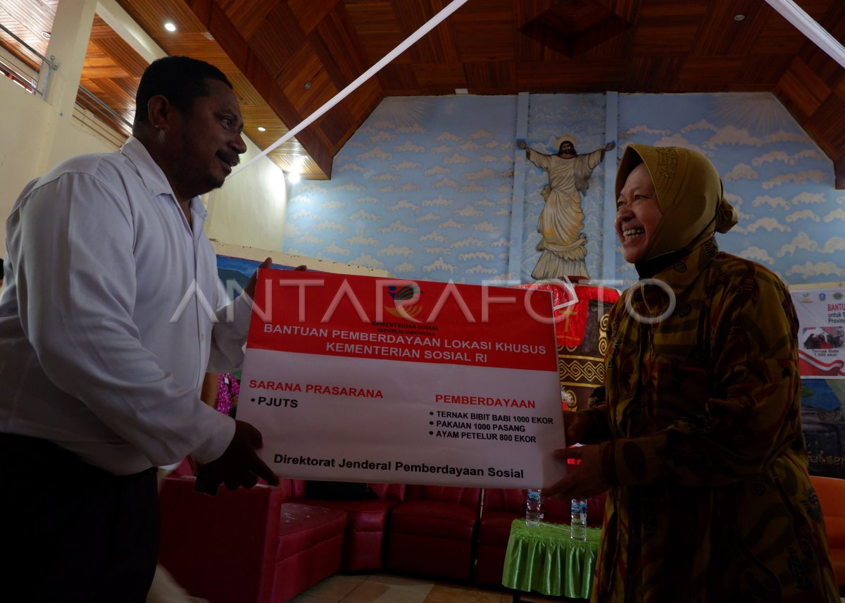 Kunjungan Mensos di Papua