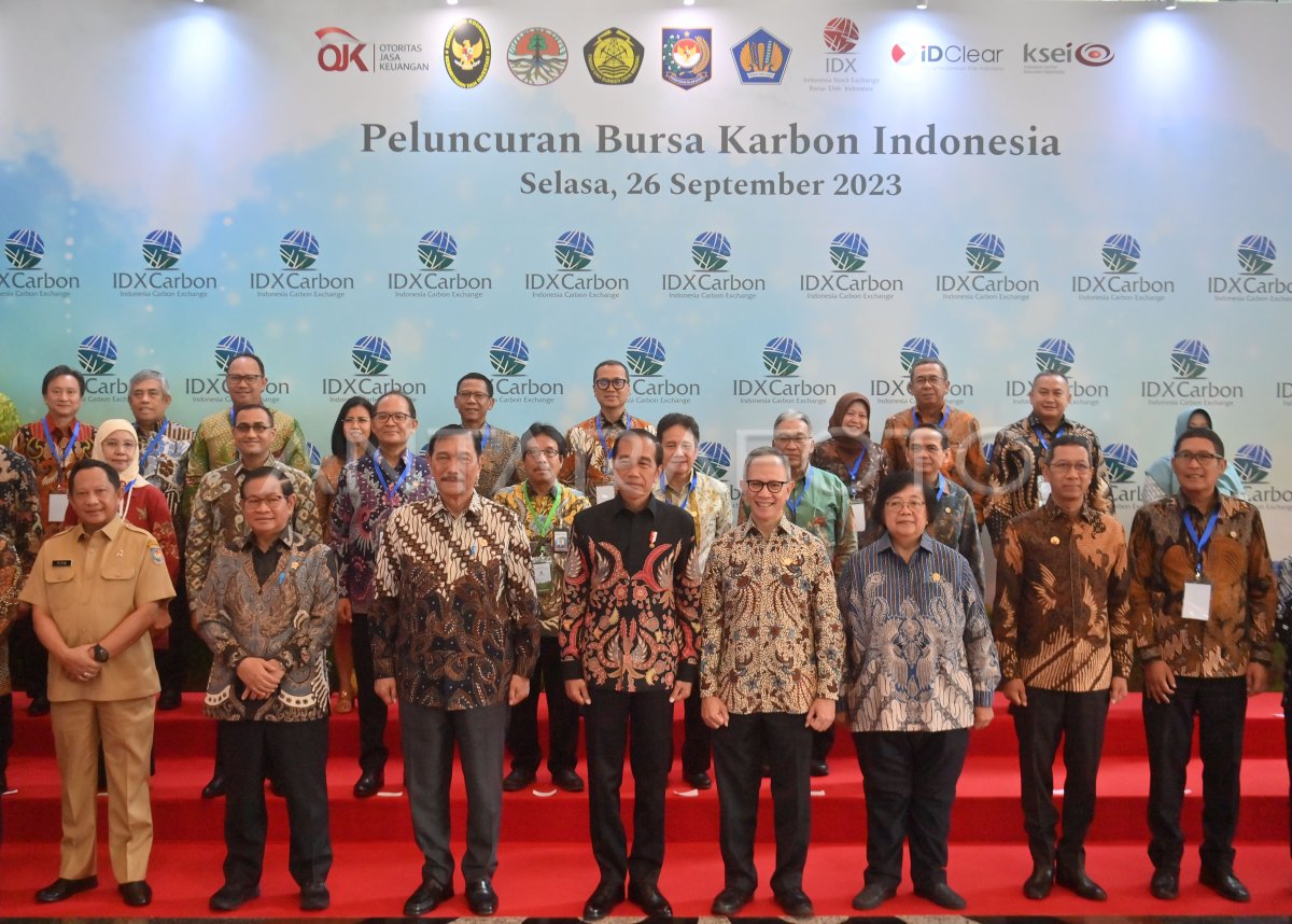 Peresmian bursa karbon Indonesia