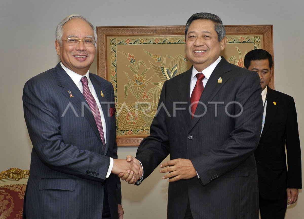 Bilateral Indonesia Malaysia Antara Foto