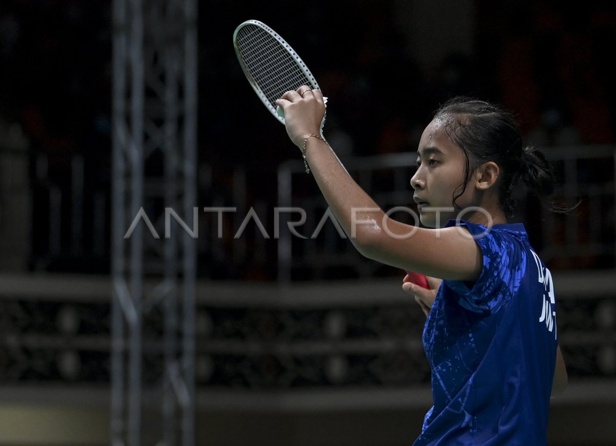 Final Bulu Tangkis Beregu Putri Pon Papua Antara Foto